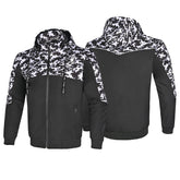 BELA CAMO RUSH Moto Capuz Preto Cinza Escuro - Imagem dupla de Casacos